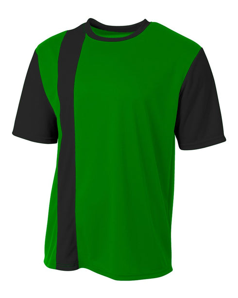 A4 Youth Legend Soccer Jersey (NB3016), Color 'Kelly/Black'
